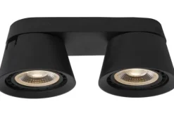 Clearance Lucide Plafondspot Zwart Trigono