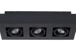 Clearance Lucide Plafondspot Zwart Xirax