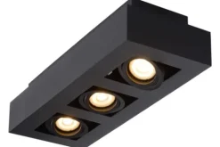 Clearance Lucide Plafondspot Zwart Xirax