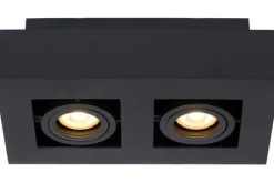 Outlet Lucide Plafondspot Zwart Xirax