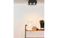 Clearance Lucide Plafondspot Zwart Xirax