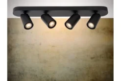 Outlet Lucide Plafondspot Zwart Xyrus