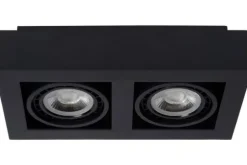 Outlet Lucide Plafondspot Zwart Zefix