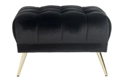Richmond Interiors Poefen^Poef 211255 Antraciet Velvet Huxley