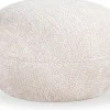 Richmond Interiors Poefen^Poef 212214 Lovely Cream Jace