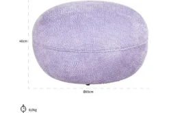 Richmond Interiors Poef 212217 Lovely Lavender Jace