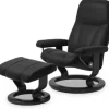 Stressless Relaxstoelen|Draaifauteuils^Relaxfauteuil + hocker Consul Classic |