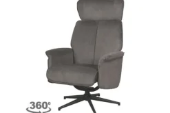 New Label51 Relaxfauteuil Antraciet Cosmo CH-73.026 Verdal