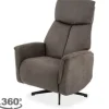 Relaxstoelen|Draaifauteuils^Relaxfauteuil Antraciet CM-55.052 Aarhus