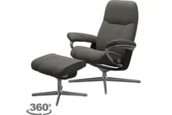 Stressless Relaxstoelen|Draaifauteuils^Relaxfauteuil Consul Cross |