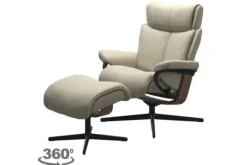 Stressless Relaxstoelen|Draaifauteuils^Relaxfauteuil Magic Cross |