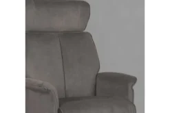 Hot Relaxfauteuil met hocker Antraciet Cosmo CH-73.027 Verdal