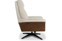 Label51 Relaxstoelen|Draaifauteuils^Relaxfauteuil met hocker Naturel DA-89.004 Zenza