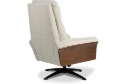 Label51 Relaxstoelen|Draaifauteuils^Relaxfauteuil met hocker Naturel DA-89.004 Zenza