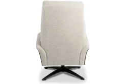 Label51 Relaxstoelen|Draaifauteuils^Relaxfauteuil met hocker Naturel DA-89.004 Zenza