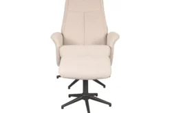 Relaxstoelen|Draaifauteuils^Relaxfauteuil met hocker Naturel Touch CH-73.010 Bergen