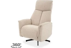 Relaxstoelen^Relaxfauteuil Naturel CM-55.057 Aarhus
