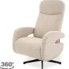 Relaxstoelen|Draaifauteuils^Relaxfauteuil Naturel CM-55.048 Esbjerg