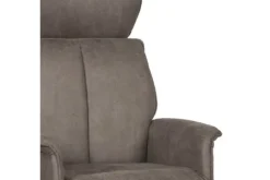 Label51 Draaifauteuils^Relaxfauteuil Taupe Micro Suede CH-73.017 Verdal