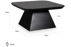 Richmond Interiors Salontafels^Salontafel 211405 Zwart Bonvoy