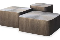 Richmond Interiors Salontafels^Salontafelset 215822 Cubes Brunzae