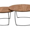 Outlet Livingfurn Salontafelset Black Emma