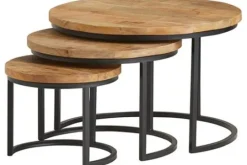 MySons Salontafels^Salontafelset Naturel Enzo