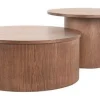 Label51 Salontafels^Salontafelset Walnoot Oliva