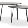 Label51 Salontafels^Salontafelset Zwart AC-49.066 Frisk