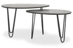 Label51 Salontafels^Salontafelset Zwart AC-49.066 Frisk