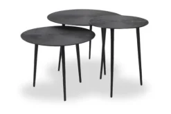 Label51 Salontafels^Salontafelset Zwart IV-52.016 Nobby