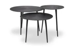 Label51 Salontafels^Salontafelset Zwart IV-52.016 Nobby