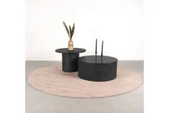 Salontafels^Salontafelset Zwart Oliva