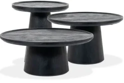 Best Eleonora Meubelen Salontafelset Zwart Ron