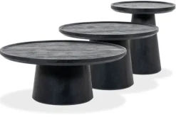 Best Eleonora Meubelen Salontafelset Zwart Ron