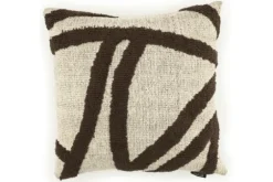 Discount By-Boo Sierkussen 250135 dark brown Majani