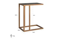 Outlet Richmond Interiors Sofa Tafel 210696 Blackbone Brass