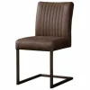 Hot Tower Living Stoel Dark Brown Ferro