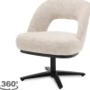 Tower Living Eetkamerstoelen|Draaifauteuils^Stoel Off White Caldes