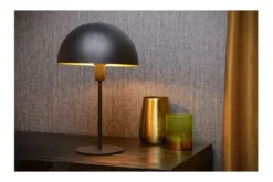 Discount Lucide Tafellamp - zwart Siemon