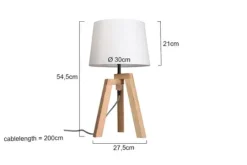 Steinhauer Tafellampen^Tafellamp 7662BE Bess Mexlite