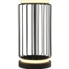 Searchlight Tafellampen^Tafellamp 54210-1BK Circolo Cage