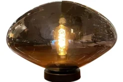 Toms Luxury Lights Tafellampen^Tafellamp 1-lichts Gerookt Saar