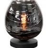 Clearance Highlight Tafellamp Zwart Rookglas Fantasy