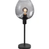 Sale Highlight Tafellamp Zwart Rookglas Fantasy