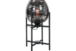 Best Highlight Tafellamp Zwart Rookglas Fantasy