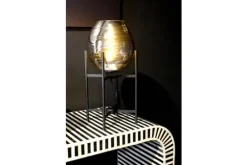 Best Highlight Tafellamp Zwart Rookglas Fantasy
