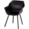 Discount Hartman tuinmeubelen Tuinstoel Carbon Black 11.680.008 Sophie Element
