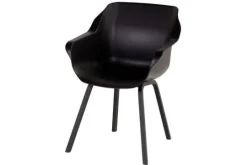 Discount Hartman tuinmeubelen Tuinstoel Carbon Black 11.680.008 Sophie Element