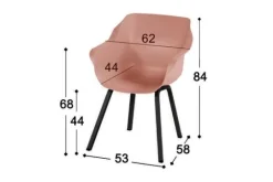 Hartman tuinmeubelen Tuinstoel Italian Terra 11.680.837 Sophie Element